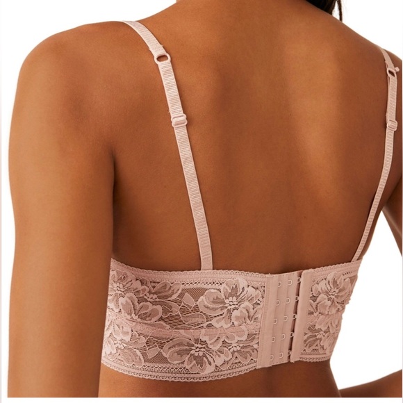 FREE PEOPLE SORENTO DEMI LACE LONGLINE UNDERWIRE BRA - Picture 7 of 16